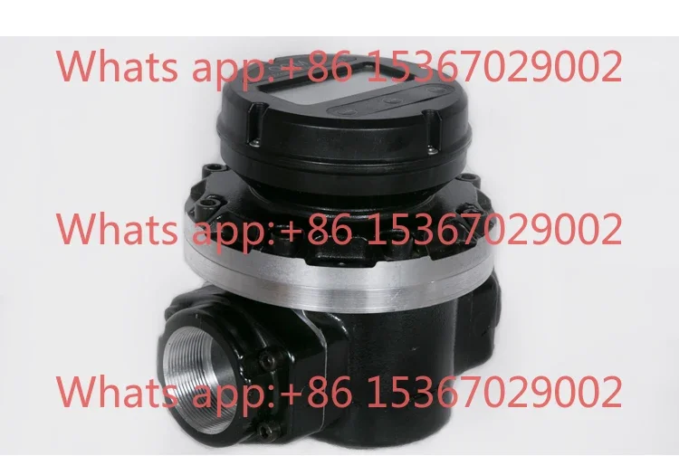 1PCS Mechanical flow meter OGM electronic digital display elliptical gear  aluminum alloy