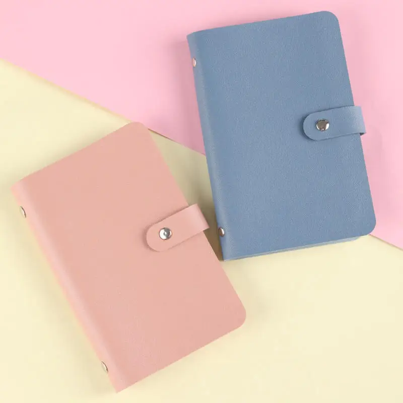 Banknote Collect Album Solid Color Money Saving Book Cash Holder Bill Organizer Photocard Collect Storage Book