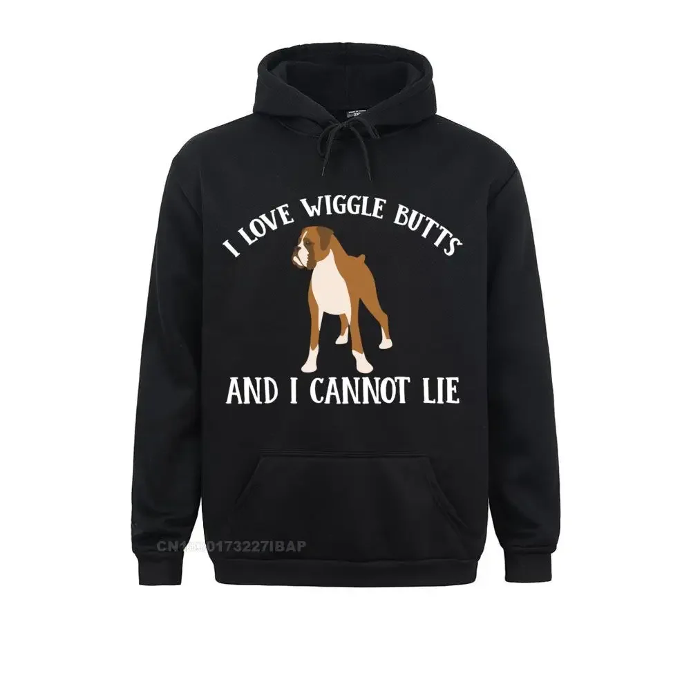 

Funny I Love Boxer Wiggle Butt For Puppy Dog Owners Pullover Hoodie Special Mens Sweatshirts Manga Hoodies Unique