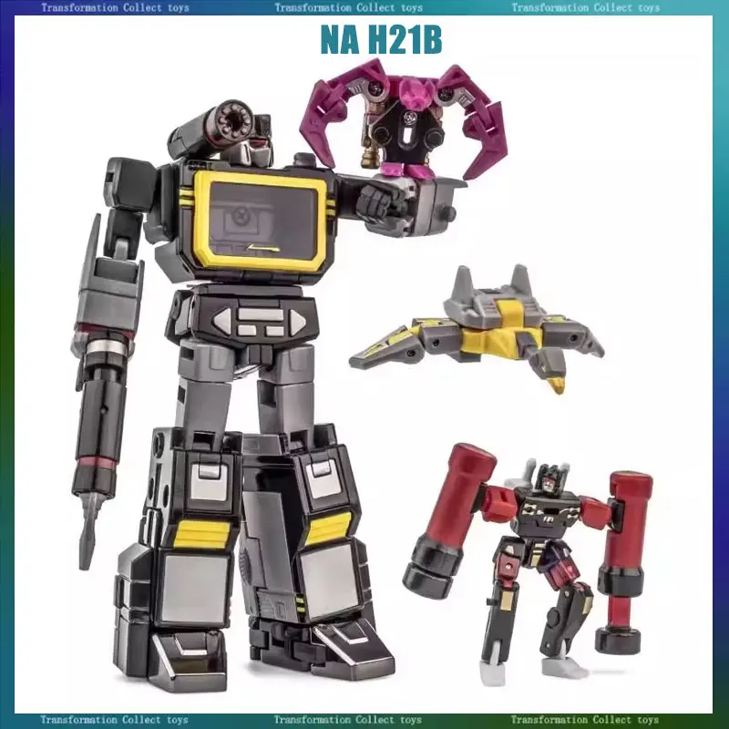 

Newage Transformation H21 NA H21B Black Soundwave With Tapes Mini Scale G1 Action Figure Model Robot Collection Gift IN STOCK