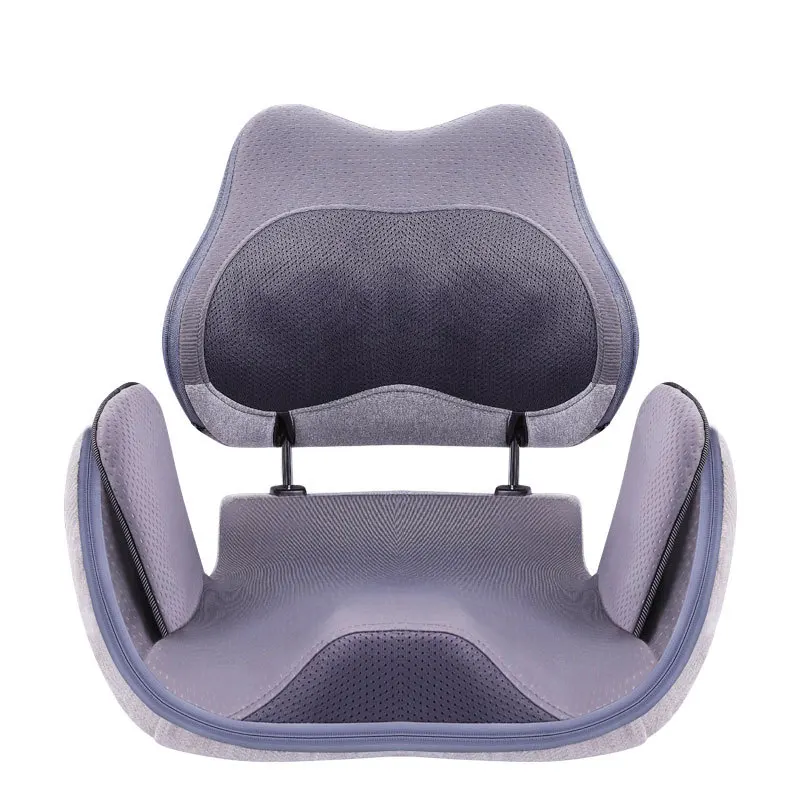 Chair cushion pillow Office chair floor mat Foldable kneading chair backrest Vibration heating massage pad