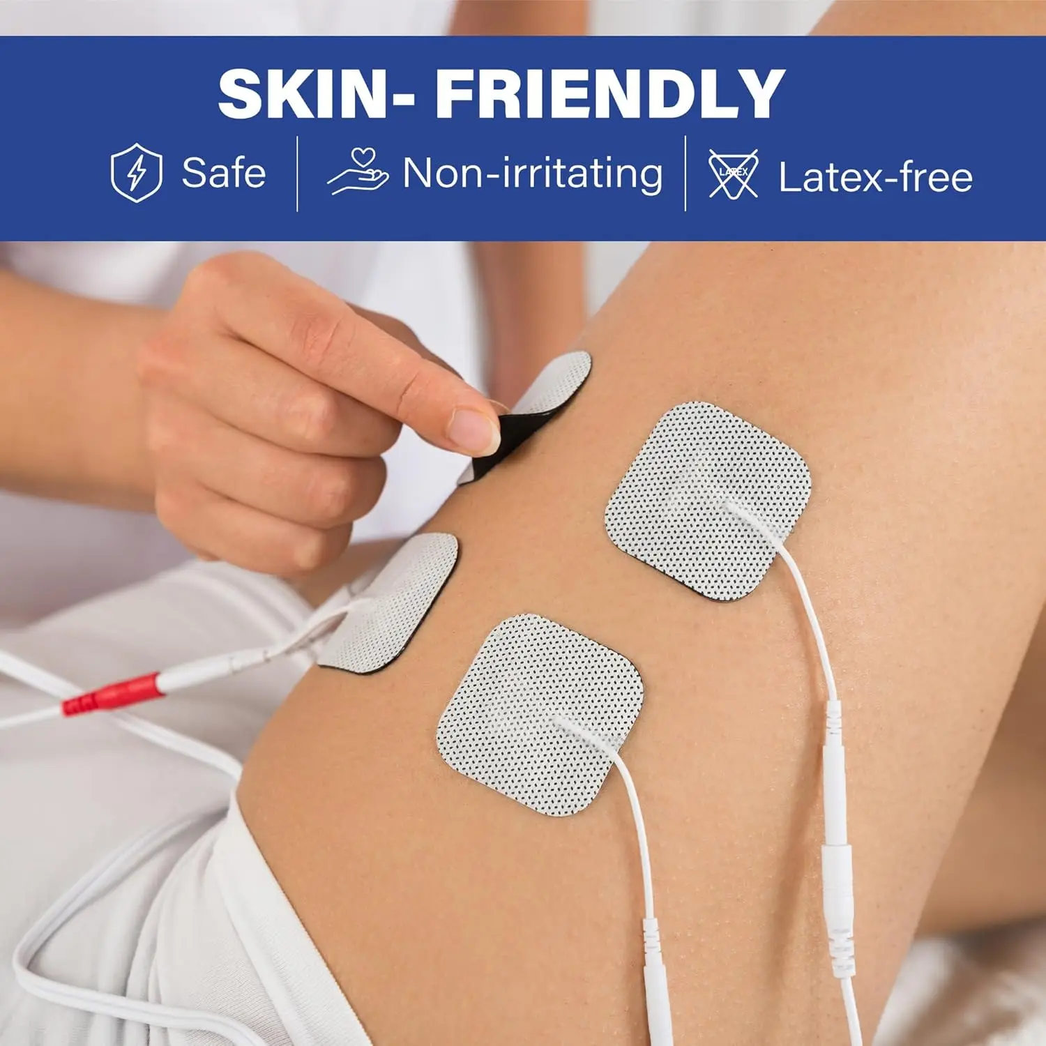 10/20/50Pcs Electrode Pads TENS Gel Pads Replacement Patches, Pulse EMS Muscle Massaging Device, Slimming & Body Pulse Massagers view 3