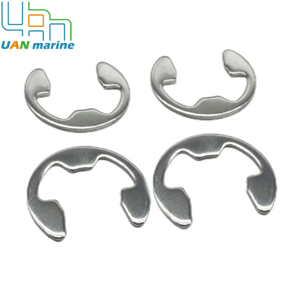 4 foto bantalan driveshat cincin E untuk MerCruiser Alpha 1 Gen 2 Quicksilver Anchor pin circlips E-Ring53-815949 815949 18-2345