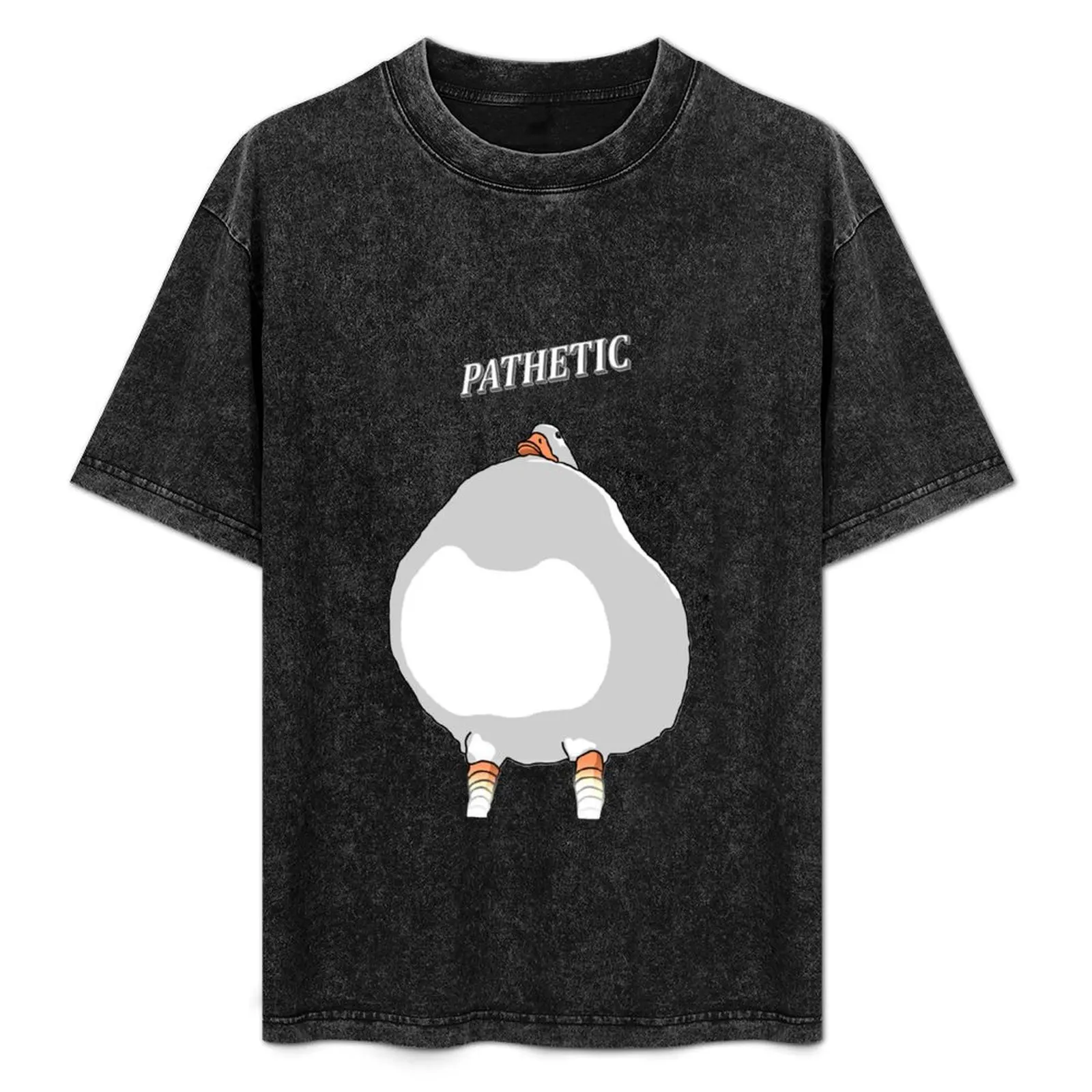 

Duck Judges as Pathetic Dark T-Shirt Simple Line Art Print Tee
