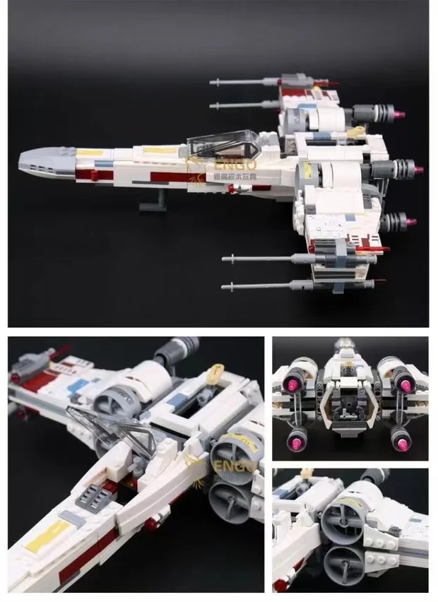 Star MOC X-Wing Fighter kompatybilny 75102 klocki wojny klocki montaż zabawek prezent urodzinowy dla dzieci prezent na boże narodzenie