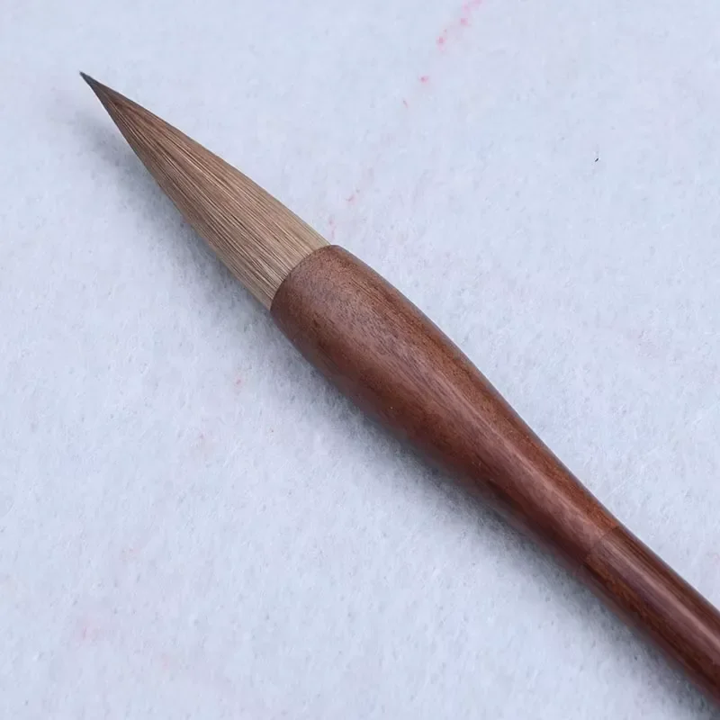 Artist of high-quality wooden handle weasel hair Chinese calligraphy writing ink brush