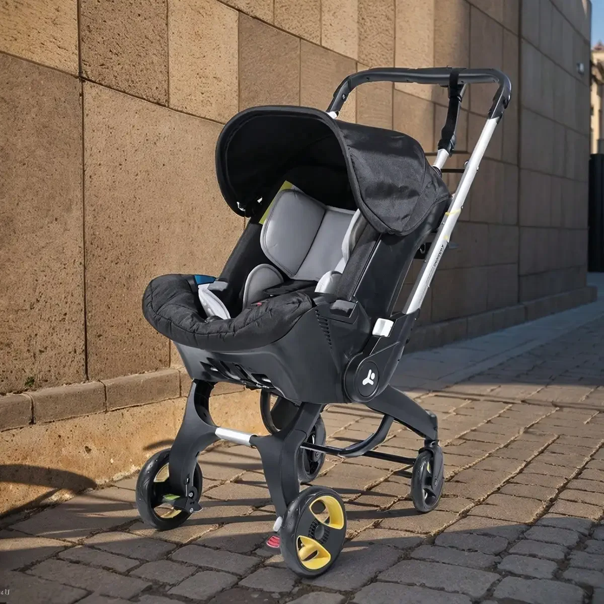 

Lightweight Reversible Baby Stroller, Foldable camping cart with sunshade - suitable for autumn outing-Multiple colors available