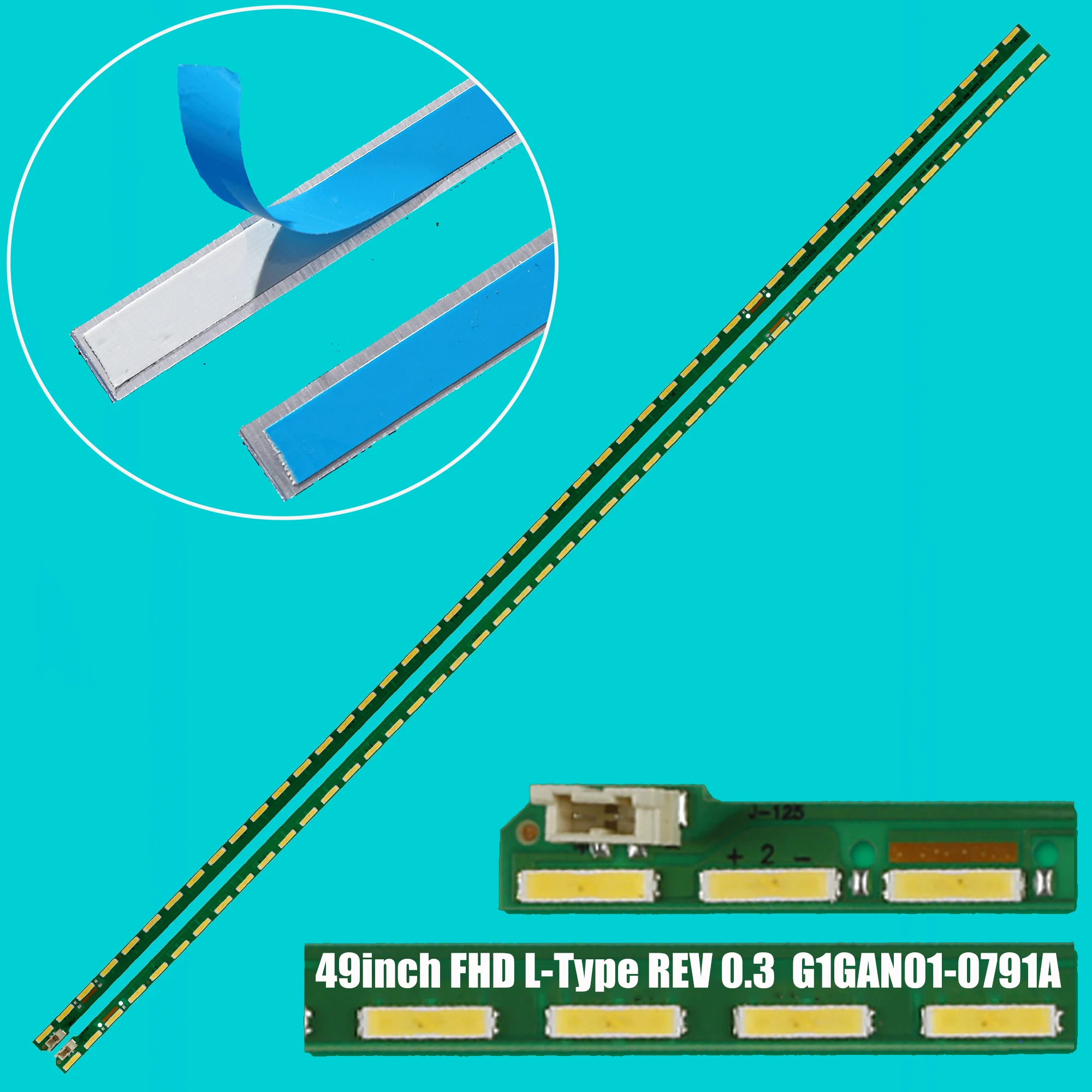 

100 PCS New LED backlight strip for 49LF5400 49LF5410 49LF5900 49LF6900 49UF6907 49LF590V 49LF540V MAK63267301 G1GAN01-0791A