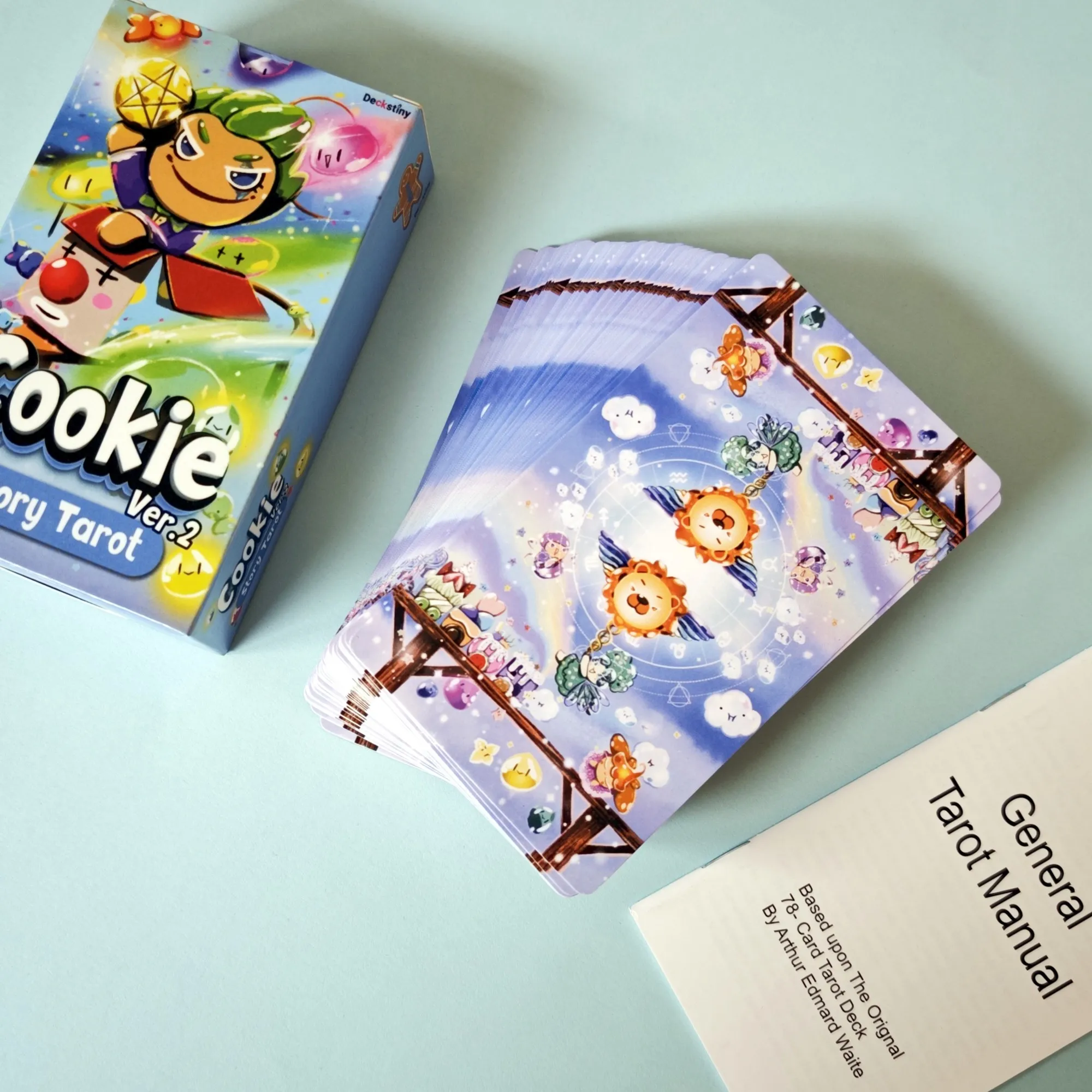 

Колода Таро «История печенья», 12*7 см, руководство, книга, 80 шт., английская версия, колода Таро, карты для настольной игры