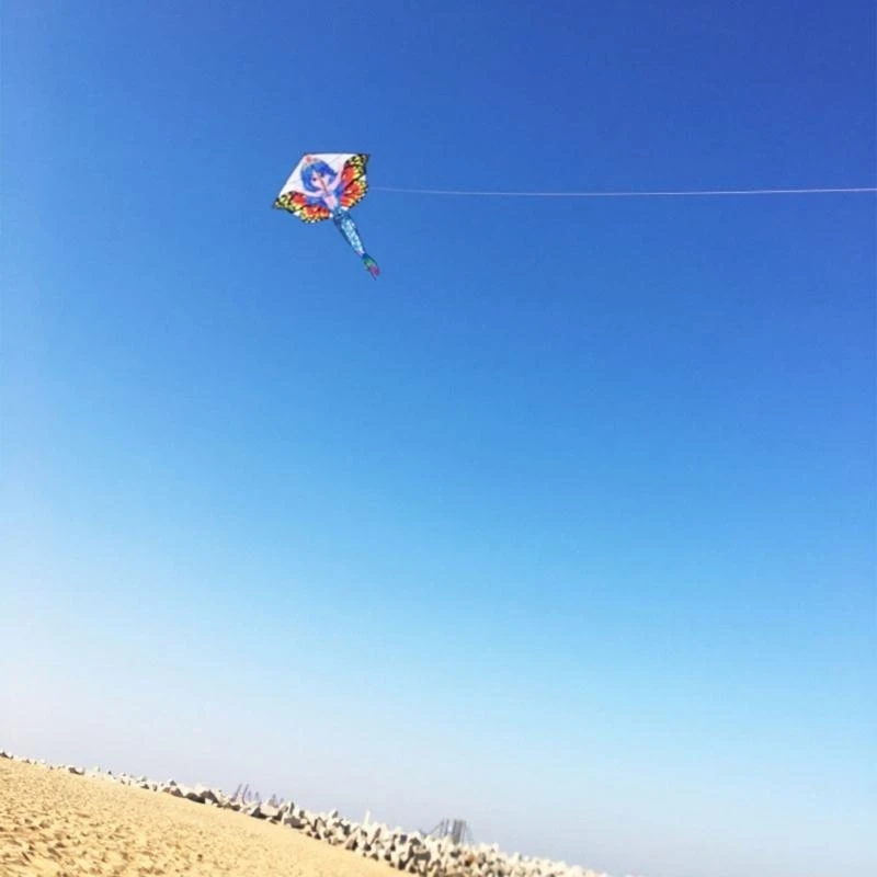 Cerf-volant coloré pour enfants adultes, activité sportive amusante en plein air, 15UB