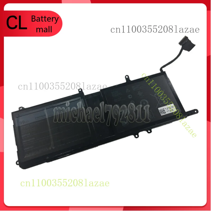 

New 99Wh 9NJM1 Battery Compatible with for Dell 17 R4 ALW17C-D1748 HF250 Series