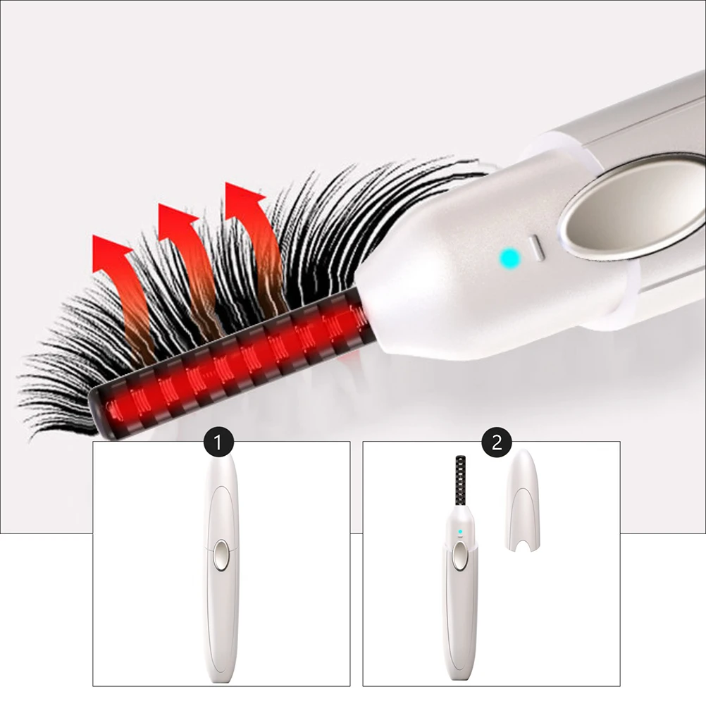 

Lash Curler Electric Eyelash Curling Clip Tool Makeup USB Charging