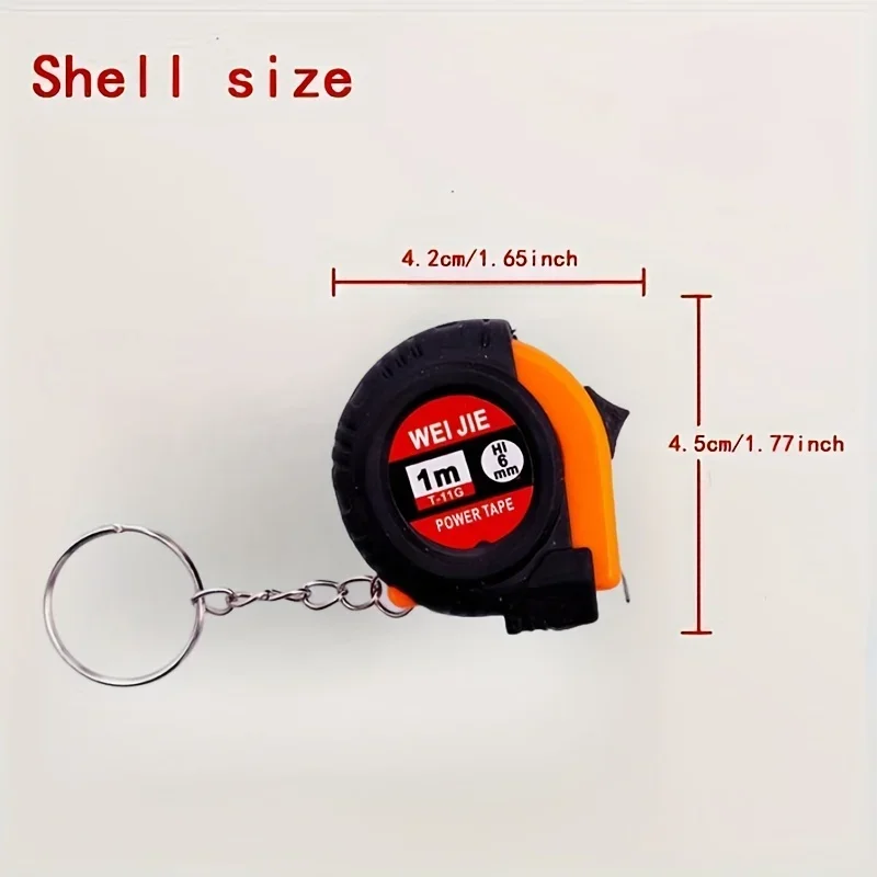 سلسلة مفاتيح صغيرة قابلة للسحب بطول 1 متر/3 أقدام - قفل فرامل، محمولة، مثالية للاستخدام اليومي والحفلات - هدية ترويجية مثالية