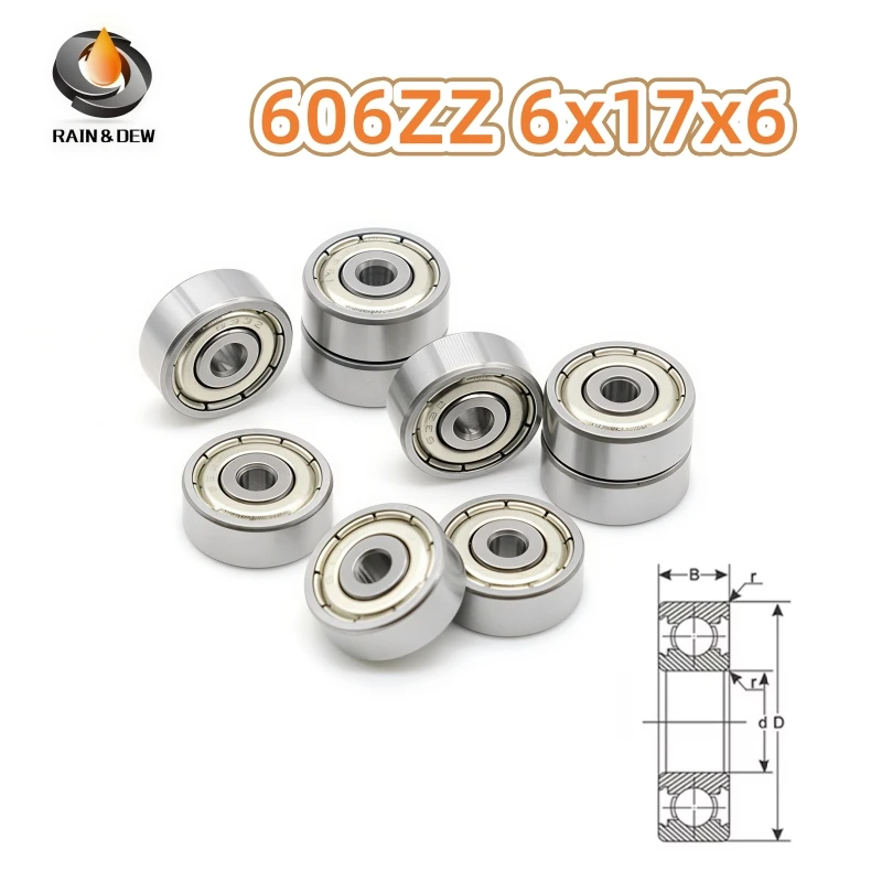 (10/20/30Pcs)  ZZ Double Metal Shielded ABEC-7 Deep Groove Ball Bearing 623ZZ 3x10x4 625ZZ 5x16x5 6700ZZ 10x15x4  688ZZ 8x16x5