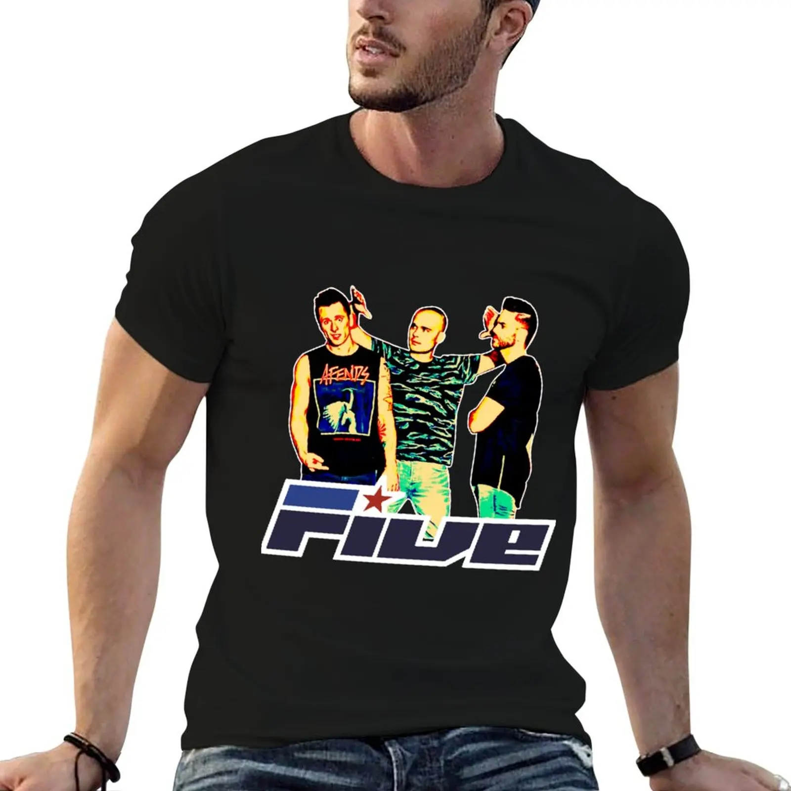 

5Ive T-Shirt man t shirts graphic t shirts for man slim fit man t shirt summer T-Shirt