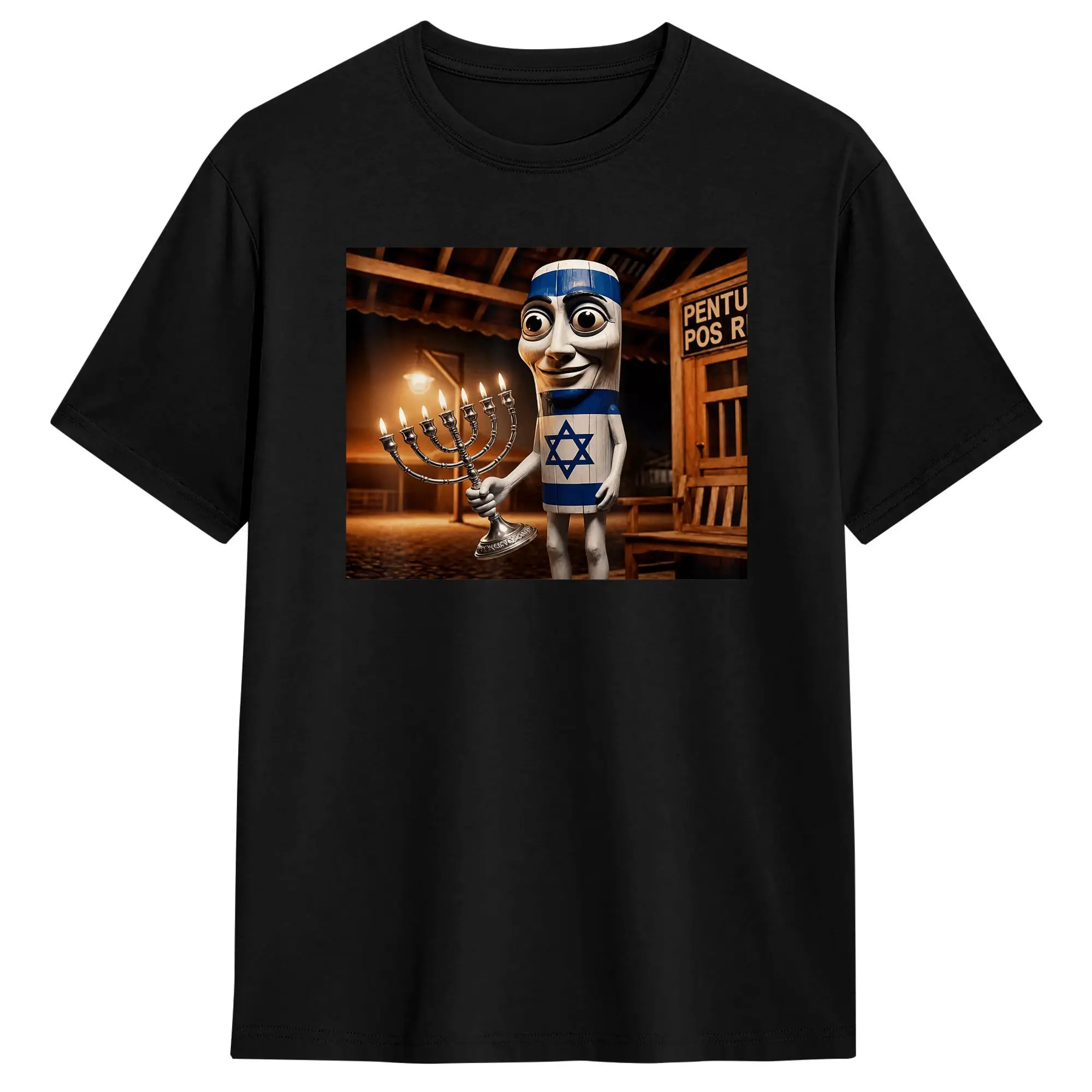 Oversized T Shirt Tung Tung Tung Sahur Jewish Italian Brainrot Meme Cotton T Shirts Hipster Tee Shirt Man Beach Classic Clothing