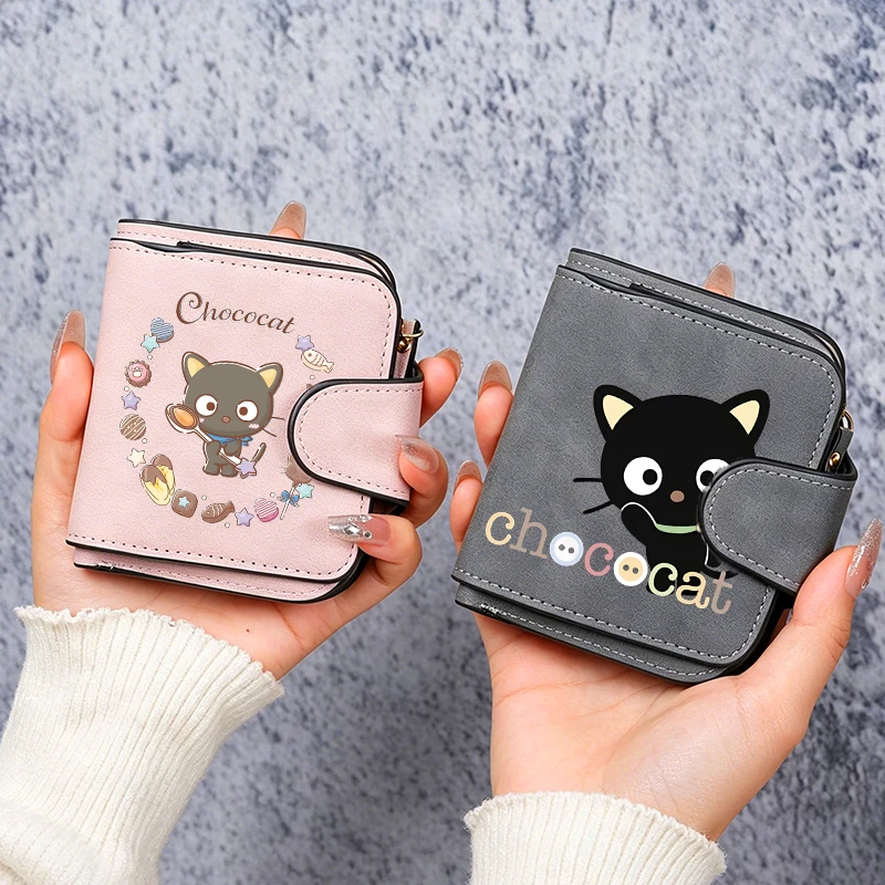 Кошелек-chococat-sanrio-из-ПУ-кожи-женский-с-мультяшным-дизайном-милый-кошелек-для-монет-модная-женская-сумка-для-денег-кошелек-kawaii-держатель-для-карт-хит-продаж