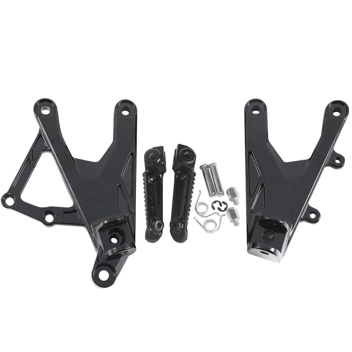 Driver Foot Pegs Footrest Bracket Set For Yamaha YZF R1/YZF R1S 2023 2022 2021 2019 2018 2017 2016 2015 Motorcycle Accessories