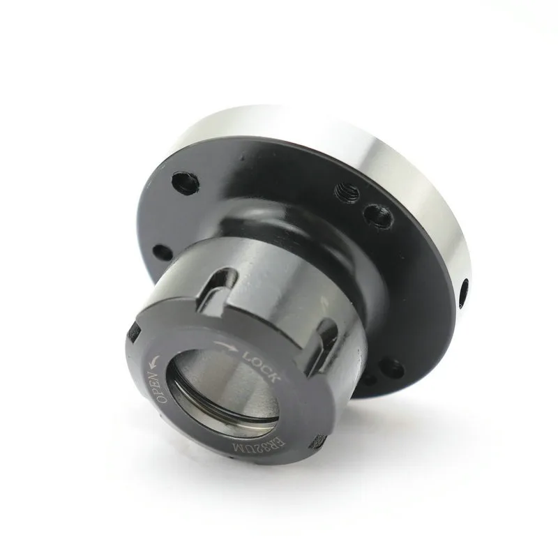 Er16 er50 er25 er32 er40 d100mm d80mm de diâmetro mini flange cartucho de quatro eixos mandril de fixação para ferramenta de torno de fresagem cnc