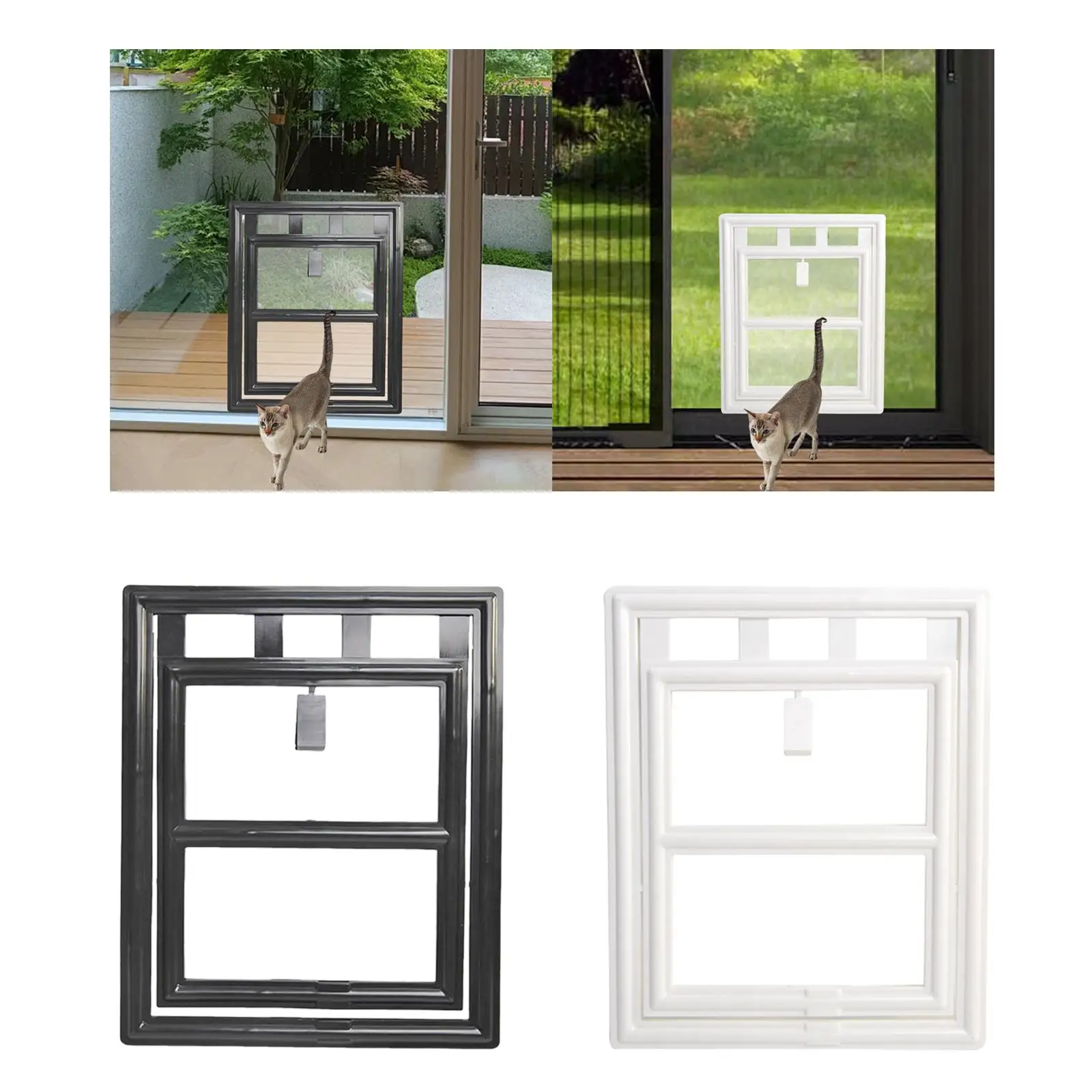 

Cat Screen Door Versatile Pet Supplies Sturdy Easy Install and Removal Flap Opening Partition Mesh for Dogs Cats Mosquitos