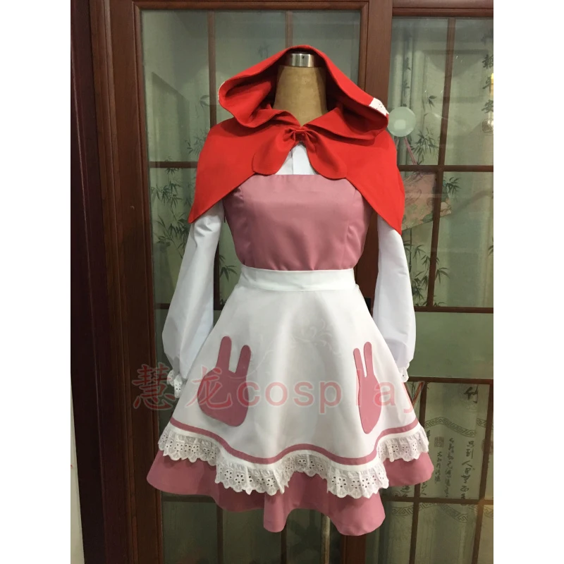 

Anime Miss Kobayashi's Dragon Maid Kanna Kamui Cosplay Costumes Maid Dress Halloween Carnival Party Suit