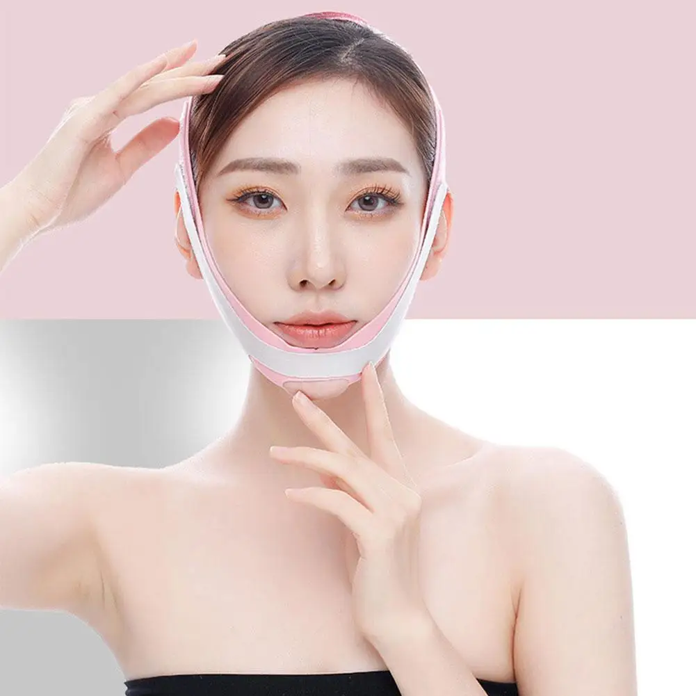 رقيقة الوجه ضمادة الخامس خط شد الوجه قناع شد الذقن المزدوجة المشدود الوجه التخسيس حزام شد الوجه #5