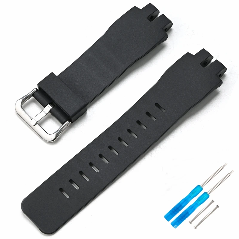 For Casio PRO TERK PRW-3000 PRW-3100 PRW6000 PRW-6100 PRG-300 Watch Strap Resin Watchband Accessory Wristband Bracelet With Tool