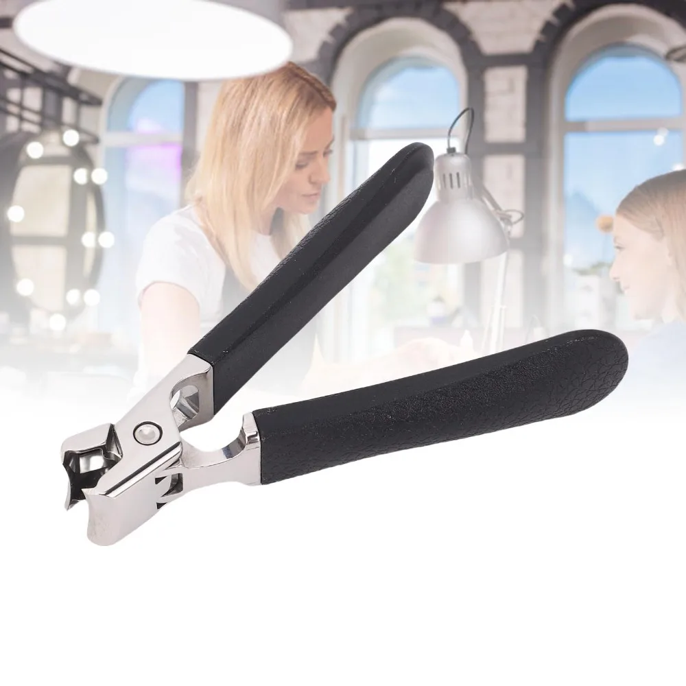 Wide Jaw Opening Wide Jaw Nail Clipper Sharpened Scissor Cutters Anti-Splash Cover Finger Nail Clipper Large Size Black