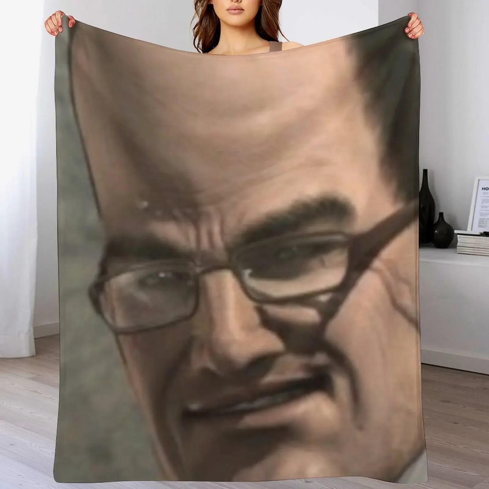 

Senator Armstrong with a large forehead Throw Blanket Vintage Beautifuls Soft Thins Blankets