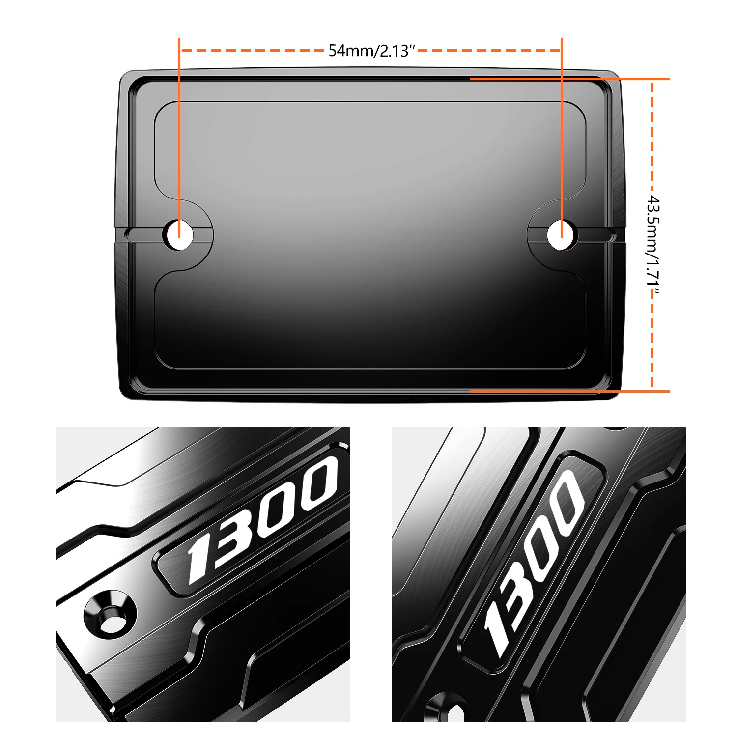 For YAMAHA FJR1300 FJR 1300 XJR1300 XJR 1300 Motorcycle CNC Front Brake Fluid Reservoir Cover Tank Cap Engine Oil Filler Cup Cap