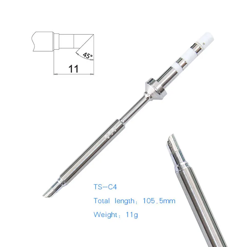 Original MINI TS100 Digital LCD Adjustable Temperature Electric Soldering Iron Tip Headd TS B2 BC2 D24 K I KU C4 C1 ILS