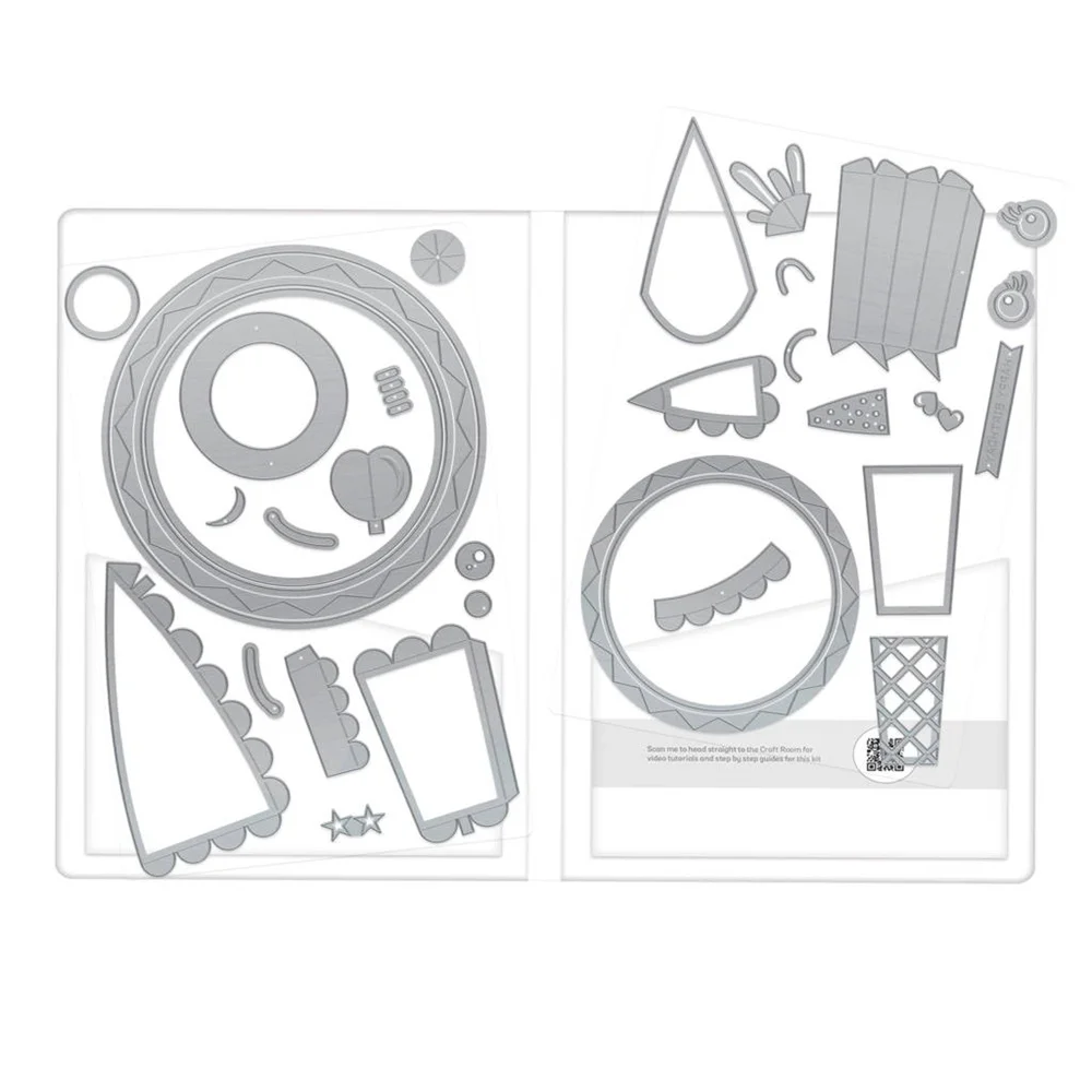 Petal Perfection Die Set Metal Cutting Dies DIY Scrapbooking Album Embossing Sweet Treat and Smiles Gift Cuts Crafts Decoration