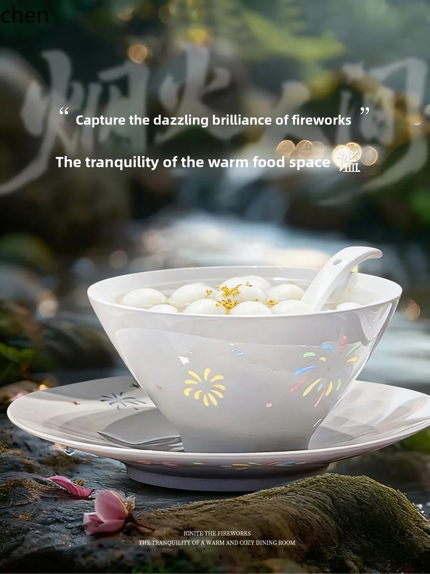 YFY  linglong porcelain creative ceramic  single bowl whitefor home tableware rice  hat  plate