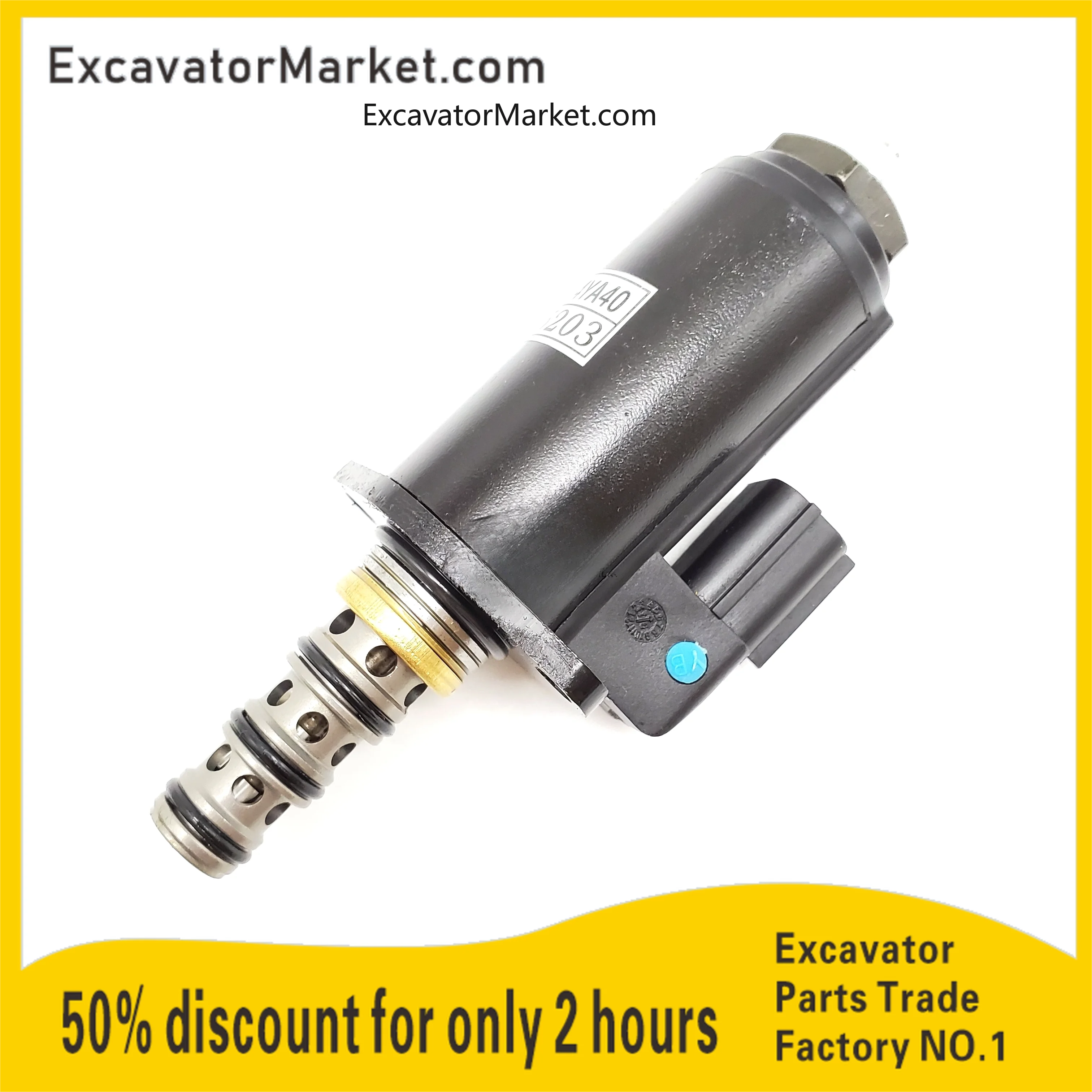 Excavator Excavator Kobelco SK 120 200 210 230-5.5/6 Rotary brake solenoid valve accessories g24ya40