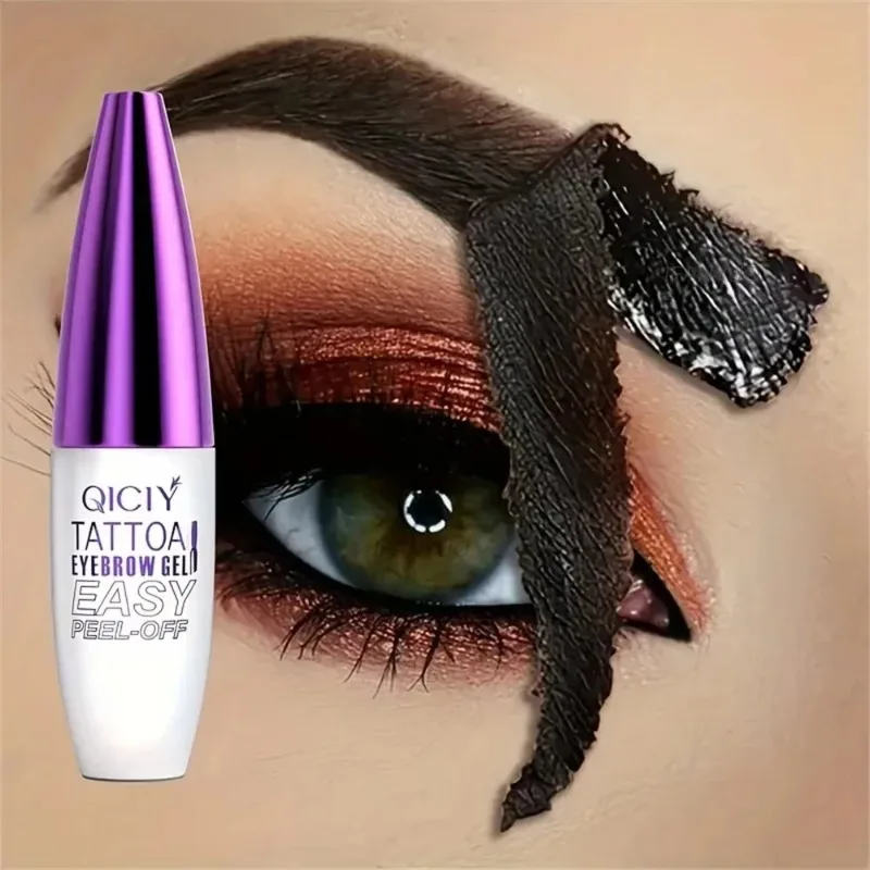 Lasting 3 Days Tattoo Easy Peel Off Eyebrow Gel Cream Types Long-Lasting Smudge-Proof Sweat Resistant Waterproof Cosmetics