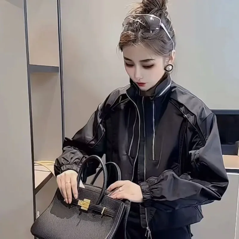 

2026 Spring and Autumn New Foreign Style Internet Celebrity Korean Version Design Sense Short Jacket Women's Fashion Short Coat