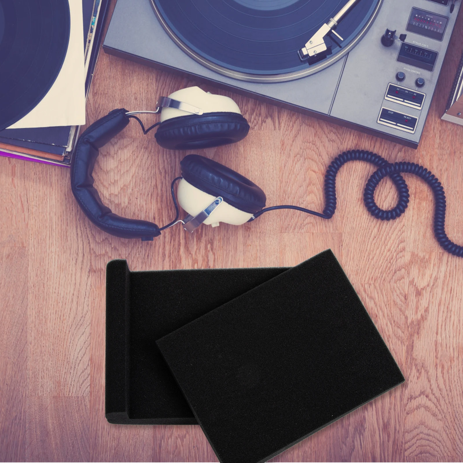

2 Pcs Shockproof Sound-absorbing Shock-absorbing Sponge Pad Acoustic Foam Isolation Pads for Speakers