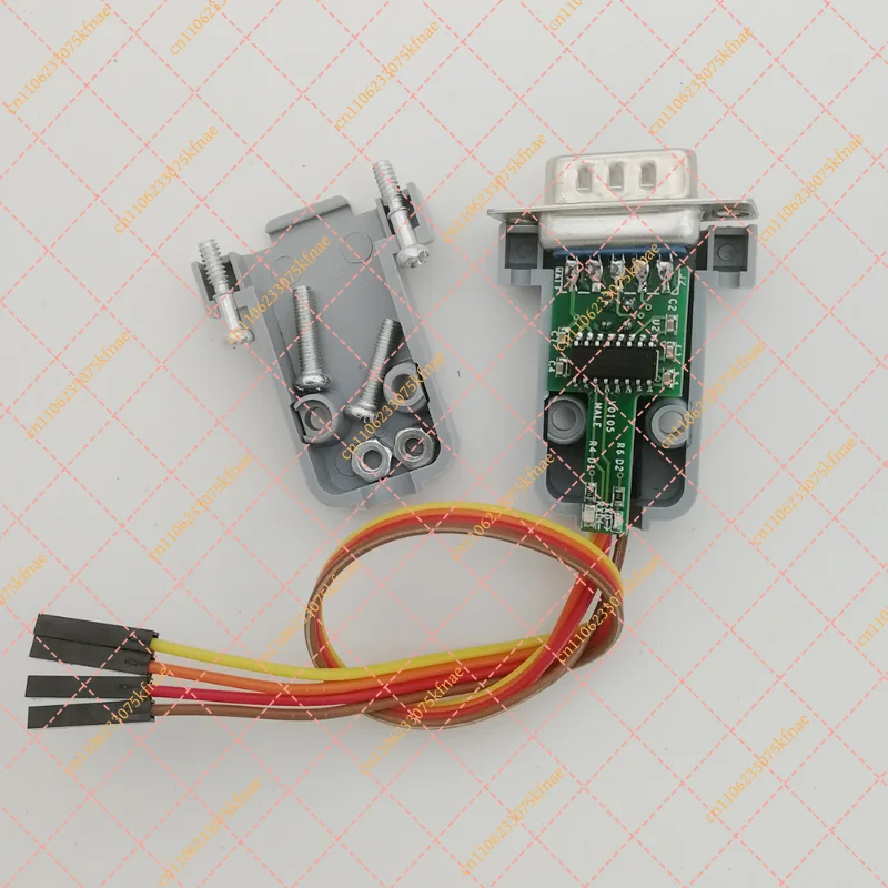 Serial COM Port Adapter: RS232-TTL Level Converter Module (DB9 Female / Male Pin, With Enclosure)