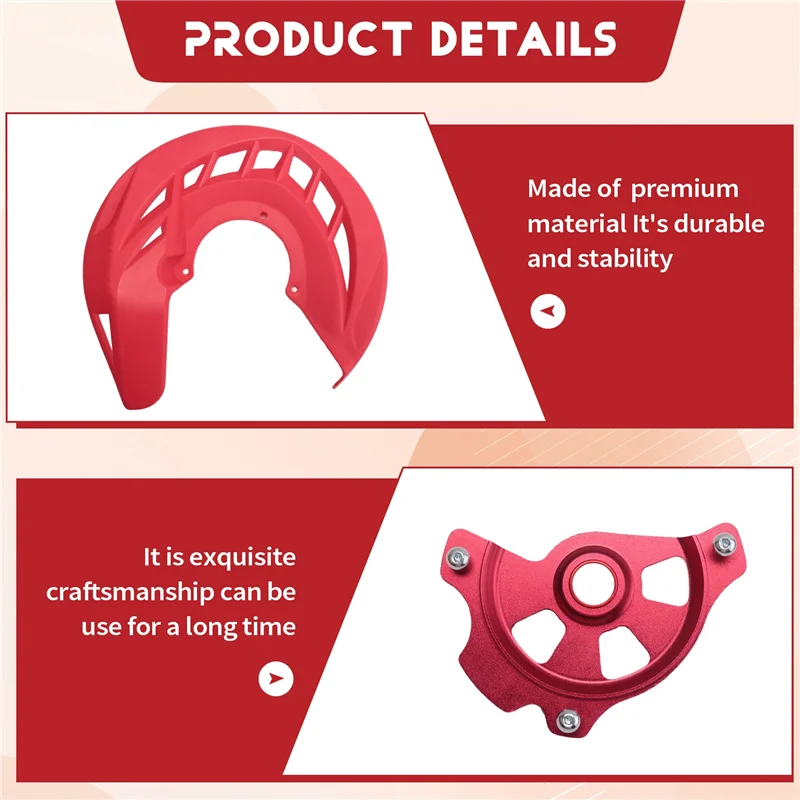 New Motorcycle Front Disc Brake Cover For Honda RF250L 2017-2022 CRF300L2021-2023 17Mm Brake Protective Disc