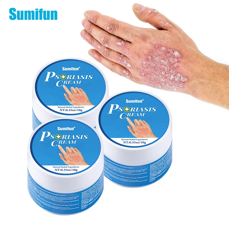 

1/2/3pcs Sumifun Psoriasis Cream Dermatitis Eczema Ointment Treatment Scaly Plaques Psoriasis Tinea Pedis Relieve Itch Skin Care