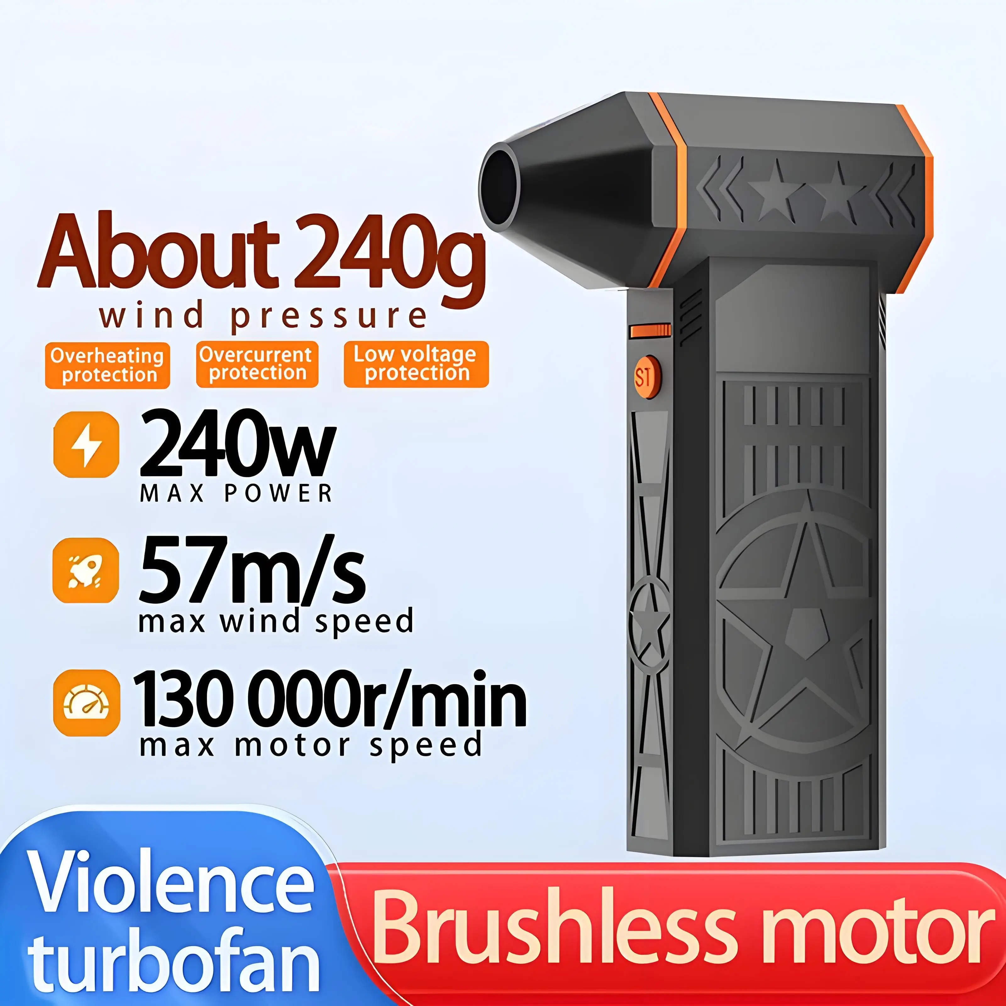 Бесщеточный турбовентилятор Xiaomi X50