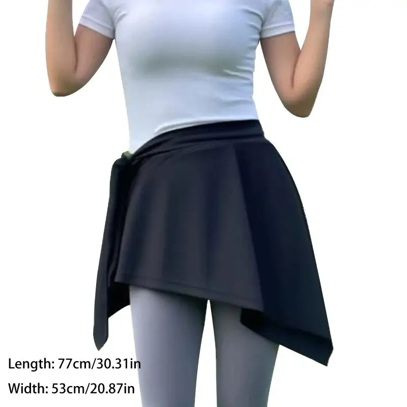 Adjustable Quick Dry Anti-Light Anti-Exposure Butt Covering Yoga Fitness Casual Skirt Running Shorts For Ballet