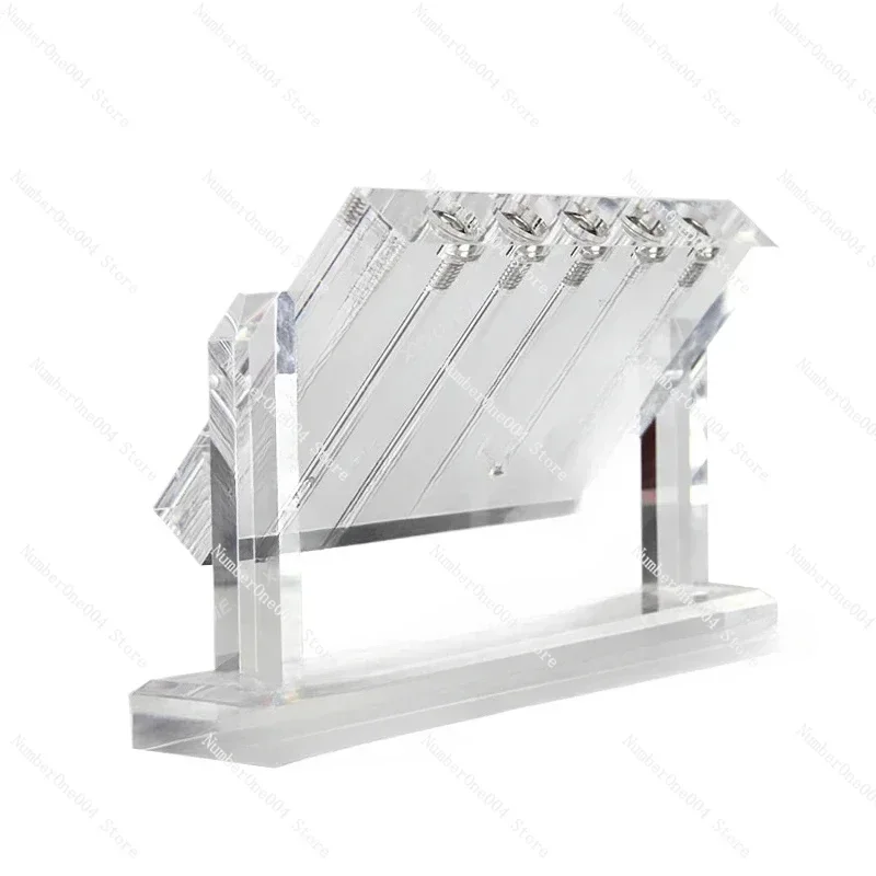 자동차 오일 품질 비교 변속기 오일 점도 테스트 아크릴 비교 데모 스탠드 오일 디스플레이에 적합