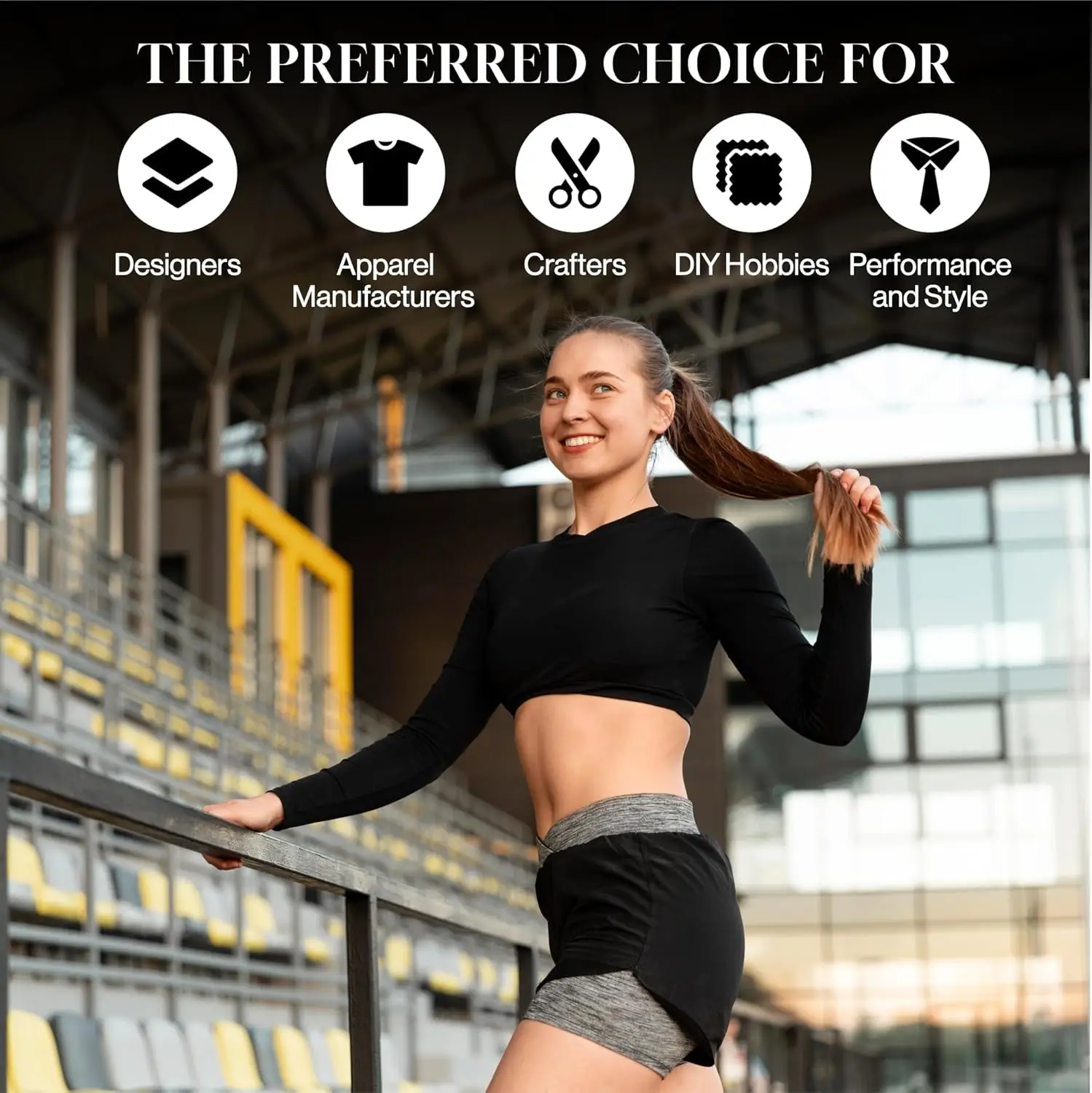 Fotografia 6: Tecido Spandex, Tecido de Lycra com Stretch em 4 Direções para Tops, Dança, Yoga, Moda Praia, Cenários Fotográficos, Drapeados DIY, Várias Cores, Tecido para Costura