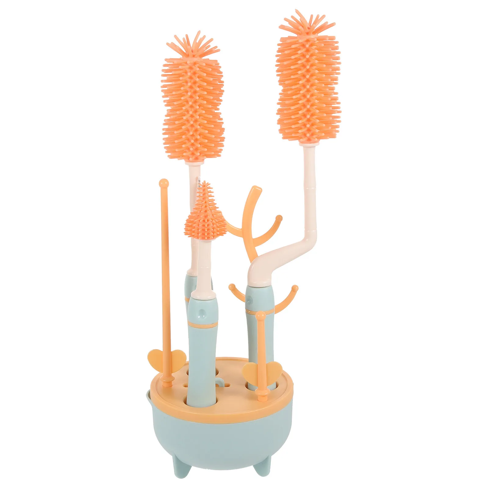 

Набор для чистки бутылок 1 шт. с подставкой для винных, молочных, кофейных стаканов, легкий, прочный, удобный для хранения, длинная щетка для бутылок