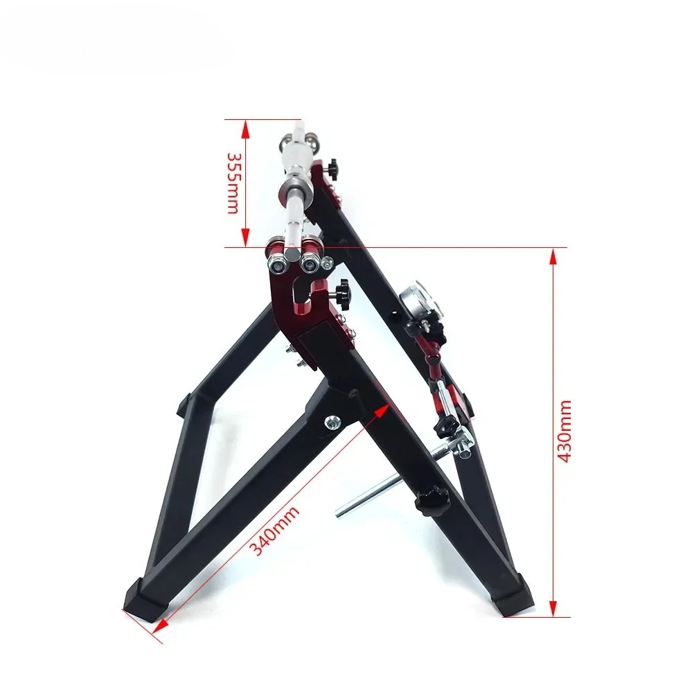 Motorcycle Wheel Balance Debugging Frame Foldable Rim Balcncer Adjustment Stand Dial Indicator For KTM HONDA YAMAHA ATV UTV Bike