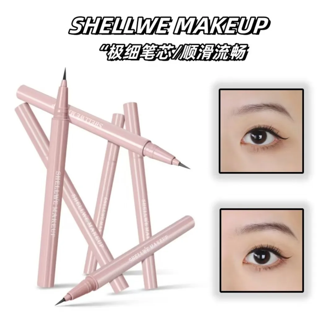 Smooth Liquid Fast Drying Eyeliner Pen No Ink Leakage Durable Not Easy To Smudge Eyeliner Waterproof Eyeliner Liquid Soft Black