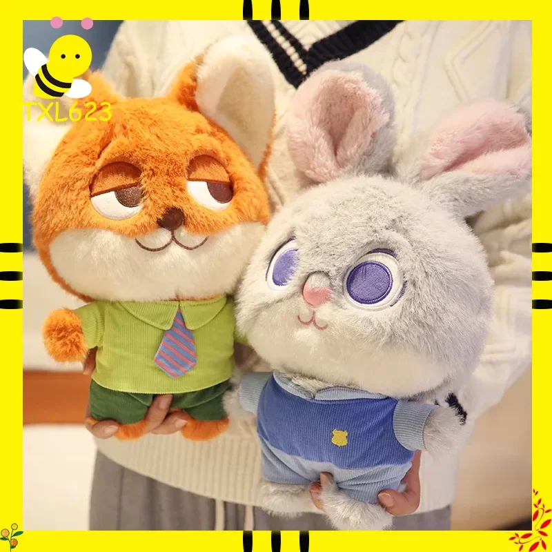 

Zootopia Judy Hopps Nick the Fox Flash the Sloth And Lightning Plush Rabbit Stuffed Toys Children's Cloth Doll Gift Movie Themed