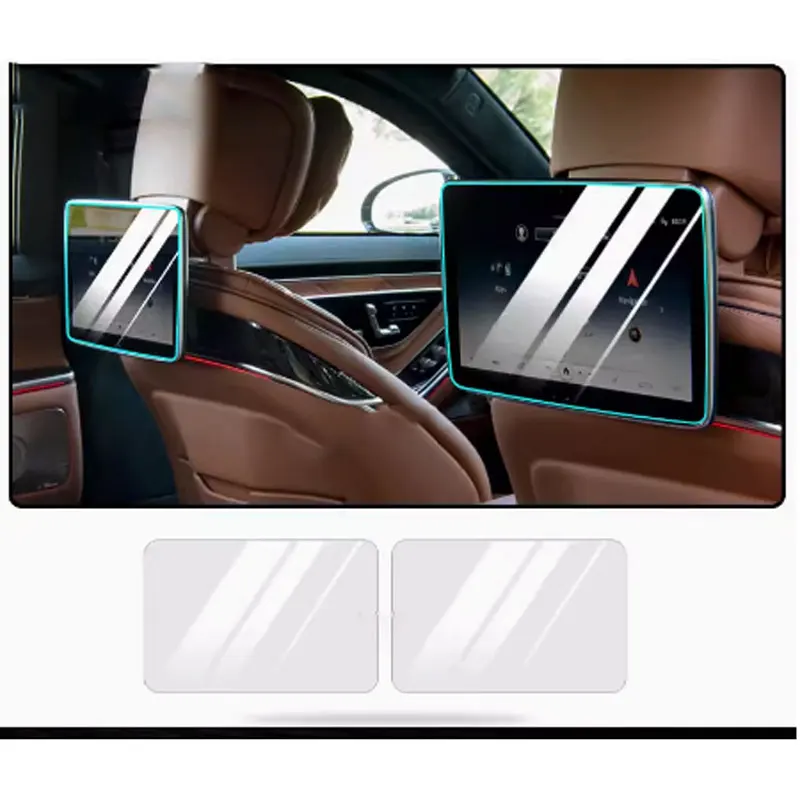 For Mercedes Benz S-Class Car GPS Navigation Film W221 W222 S350L-S500 2021--2023 LCD Screen Tempered Glass Protective Film