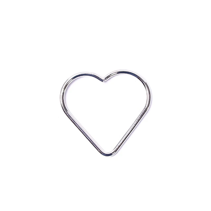 Metal Floral Hoops Heart Wreath Macrame Rings Macrame Wall Hanging Crafts for DIY Wedding Decor